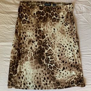 New York & Co Mesh Midi Skirt